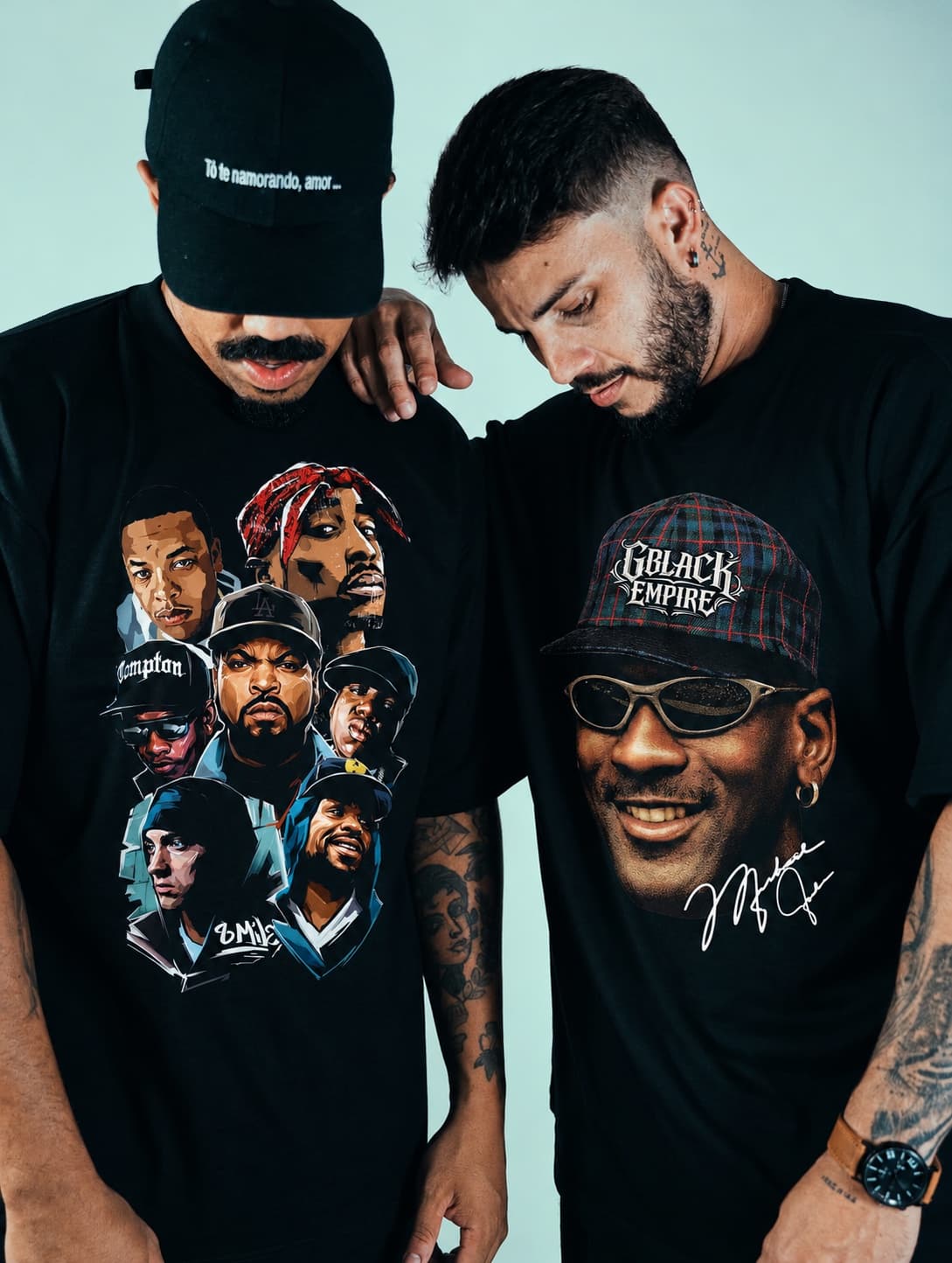 Camisa Oversized Lendas do Rap