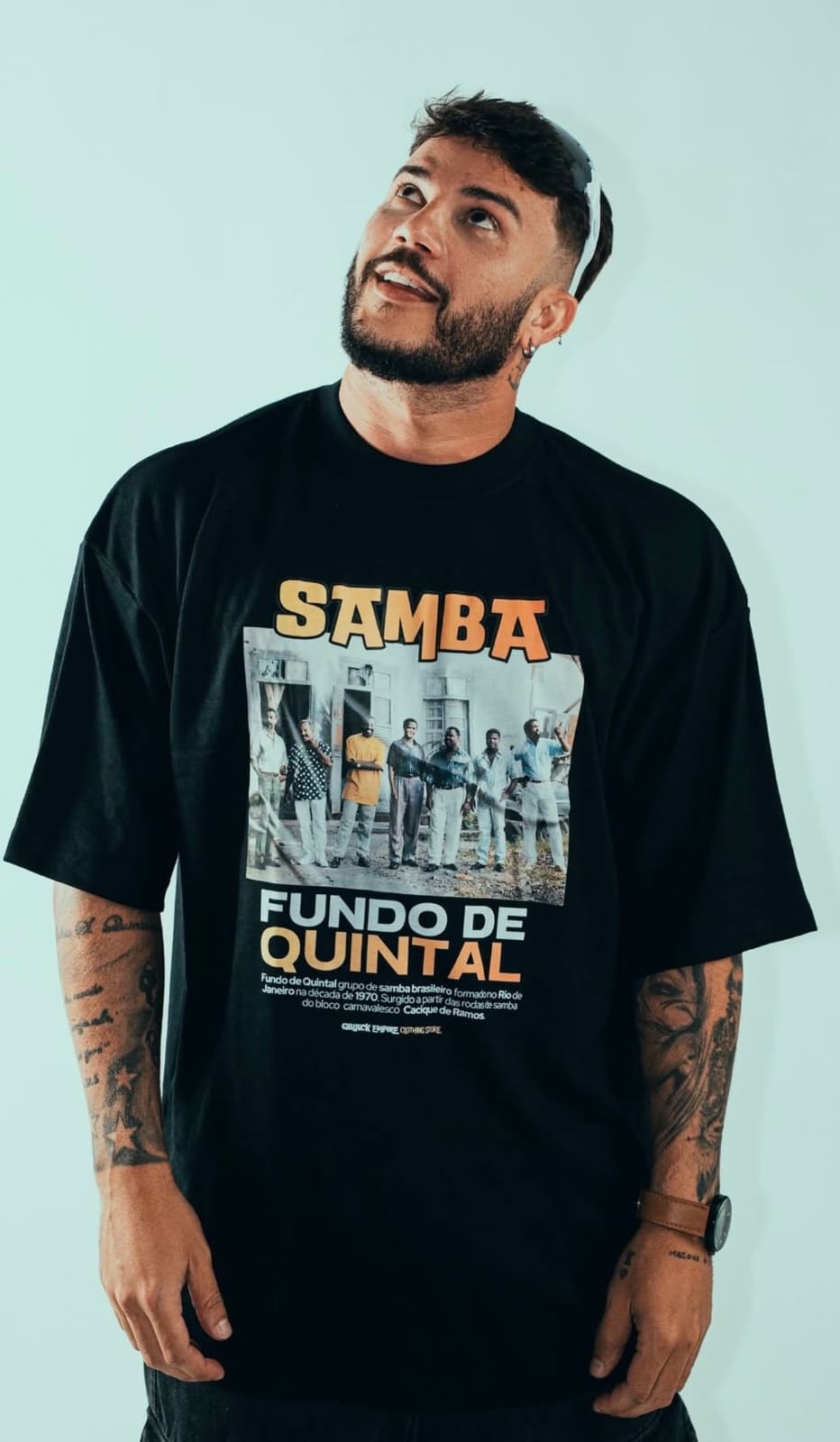 Camiseta Oversized Fundo de Quintal