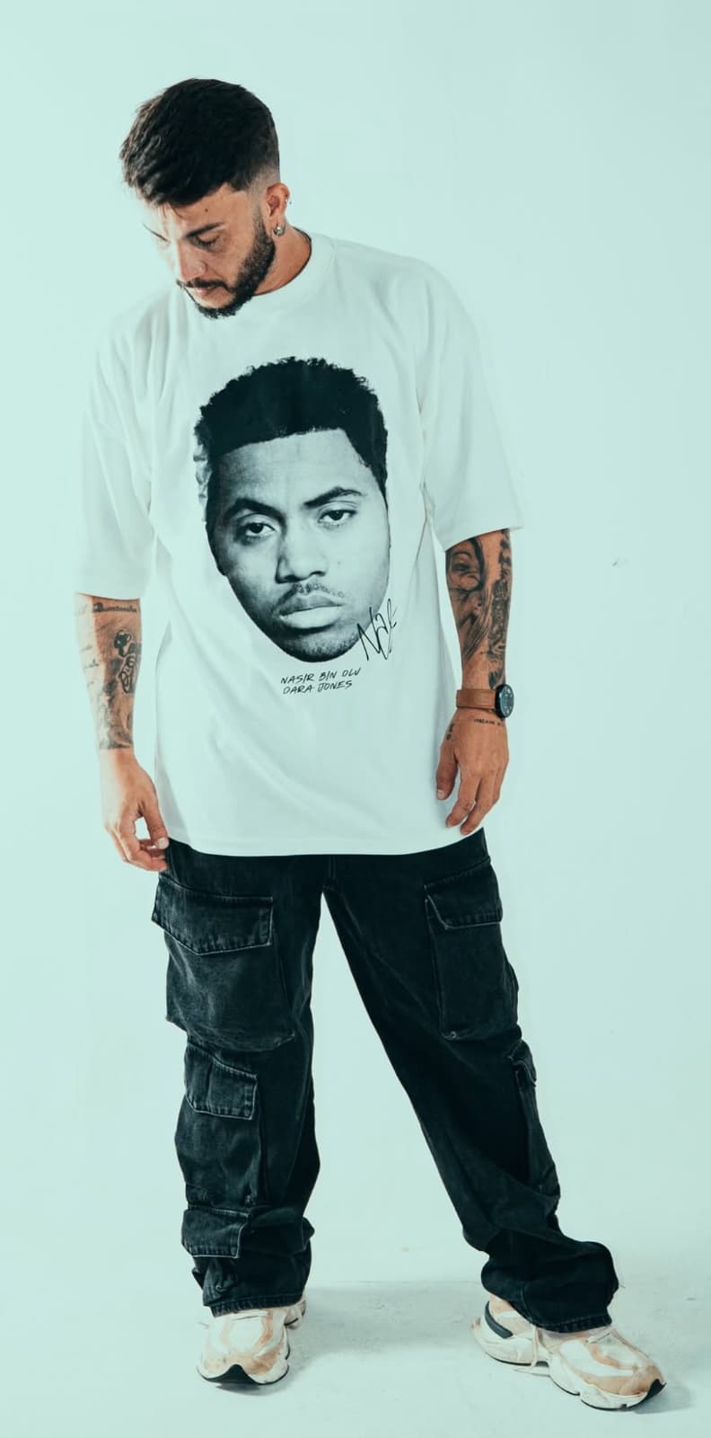 Camiseta Oversized Nas