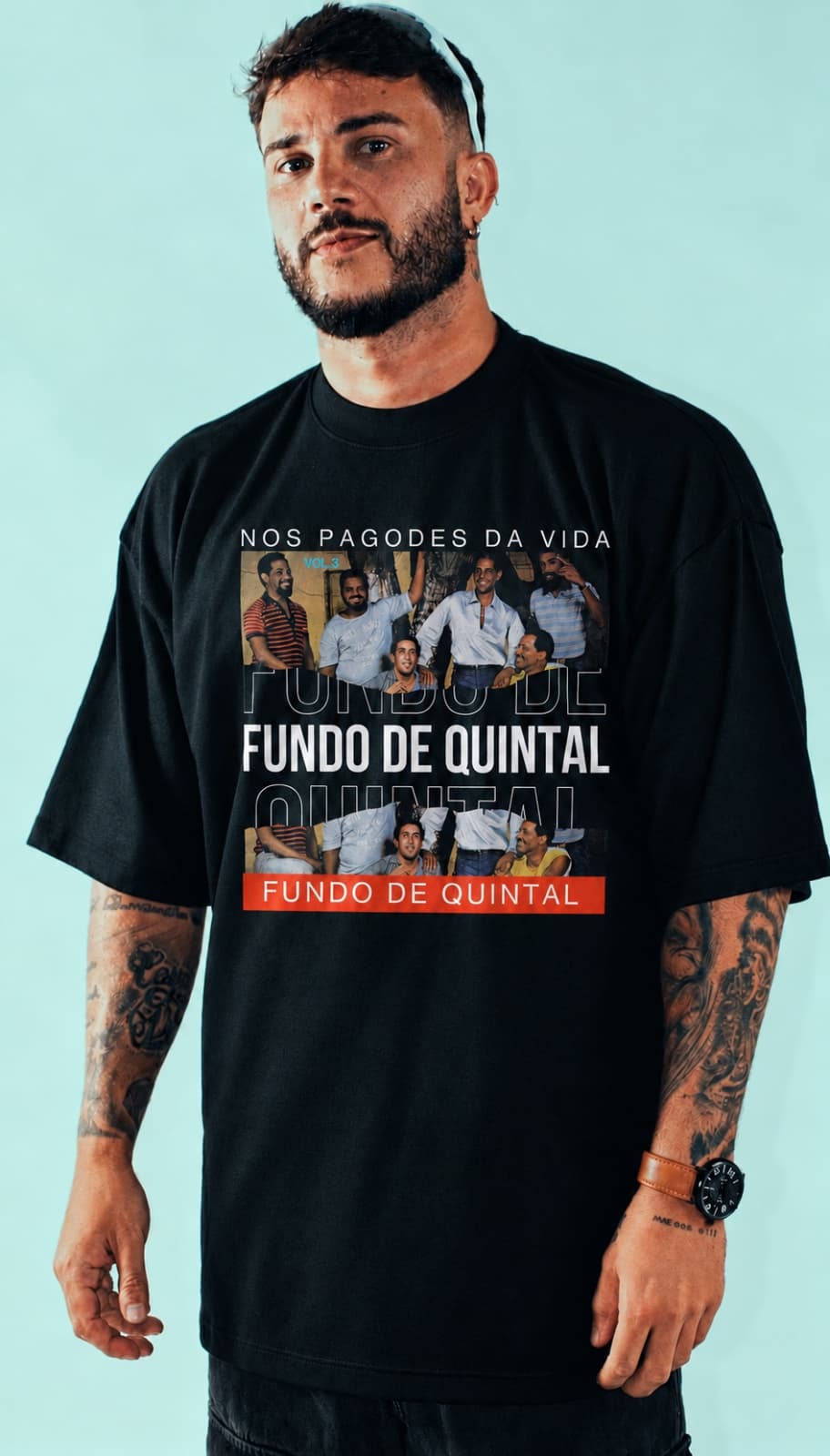 Camisa Oversized Fundo de Quintal